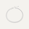 AETHRA SILVER DOUBLE CHAIN NECKLACE