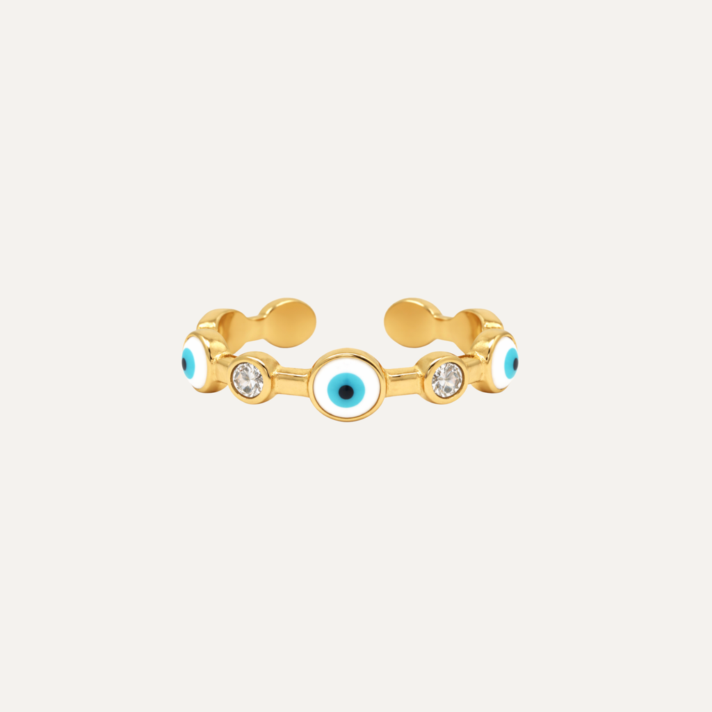 CLEO EVIL EYE RING