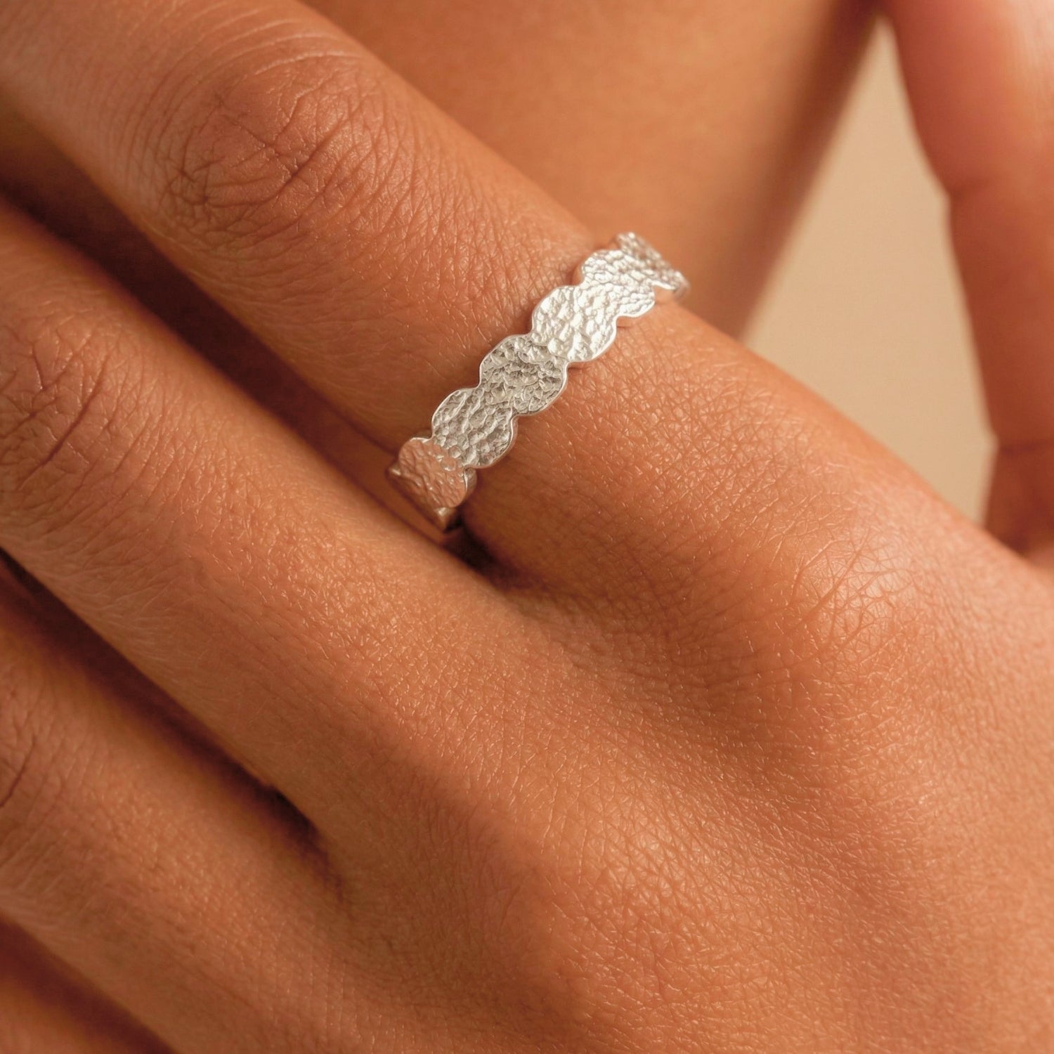 DEMETERE HAMMERED RING