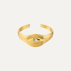 HEMERA EVIL EYE SIGNET RING