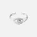 HEMERA EVIL EYE SIGNET RING