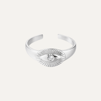 HEMERA EVIL EYE SIGNET RING