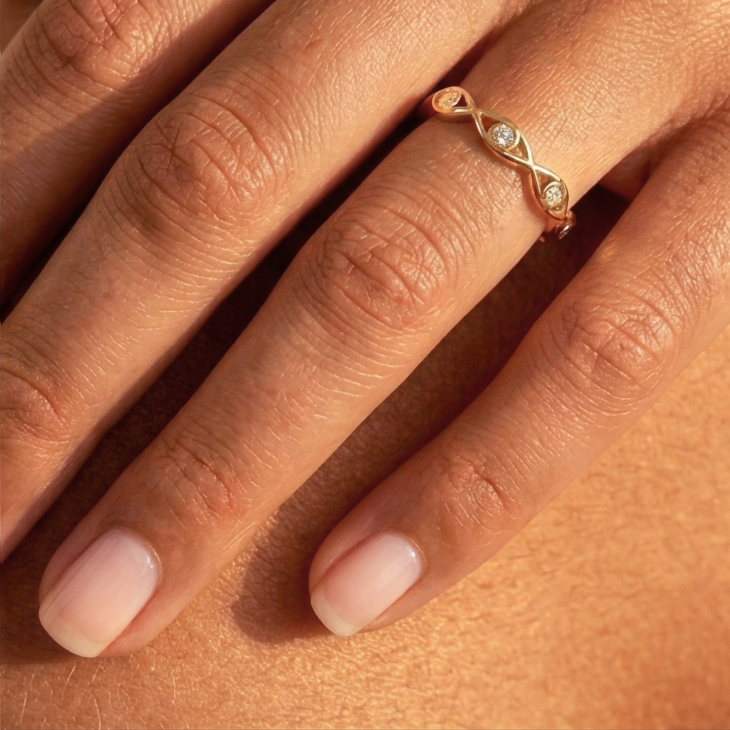 PALLAS GOLD EVIL EYE RING