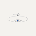 SOTERIA EVIL EYE BRACELET - SILVER