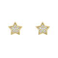 MAIA GOLD STAR STUDS