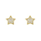 MAIA GOLD STAR STUDS