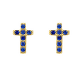 ELPIS BLUE CROSS STUDS