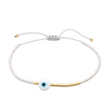 SELENE BEADED EVIL EYE BRACELET