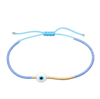 SELENE BEADED EVIL EYE BRACELET