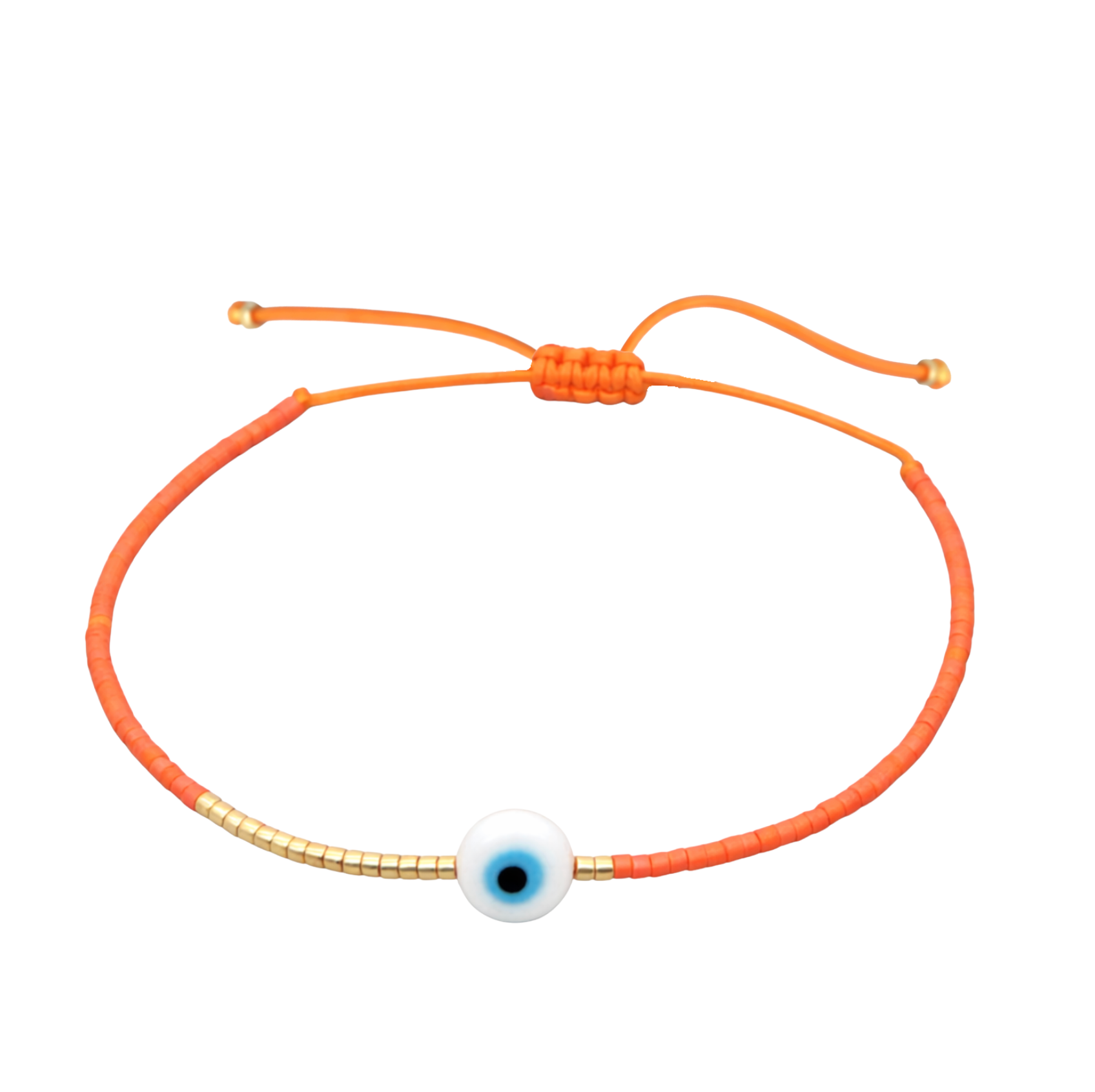 SELENE BEADED EVIL EYE BRACELET