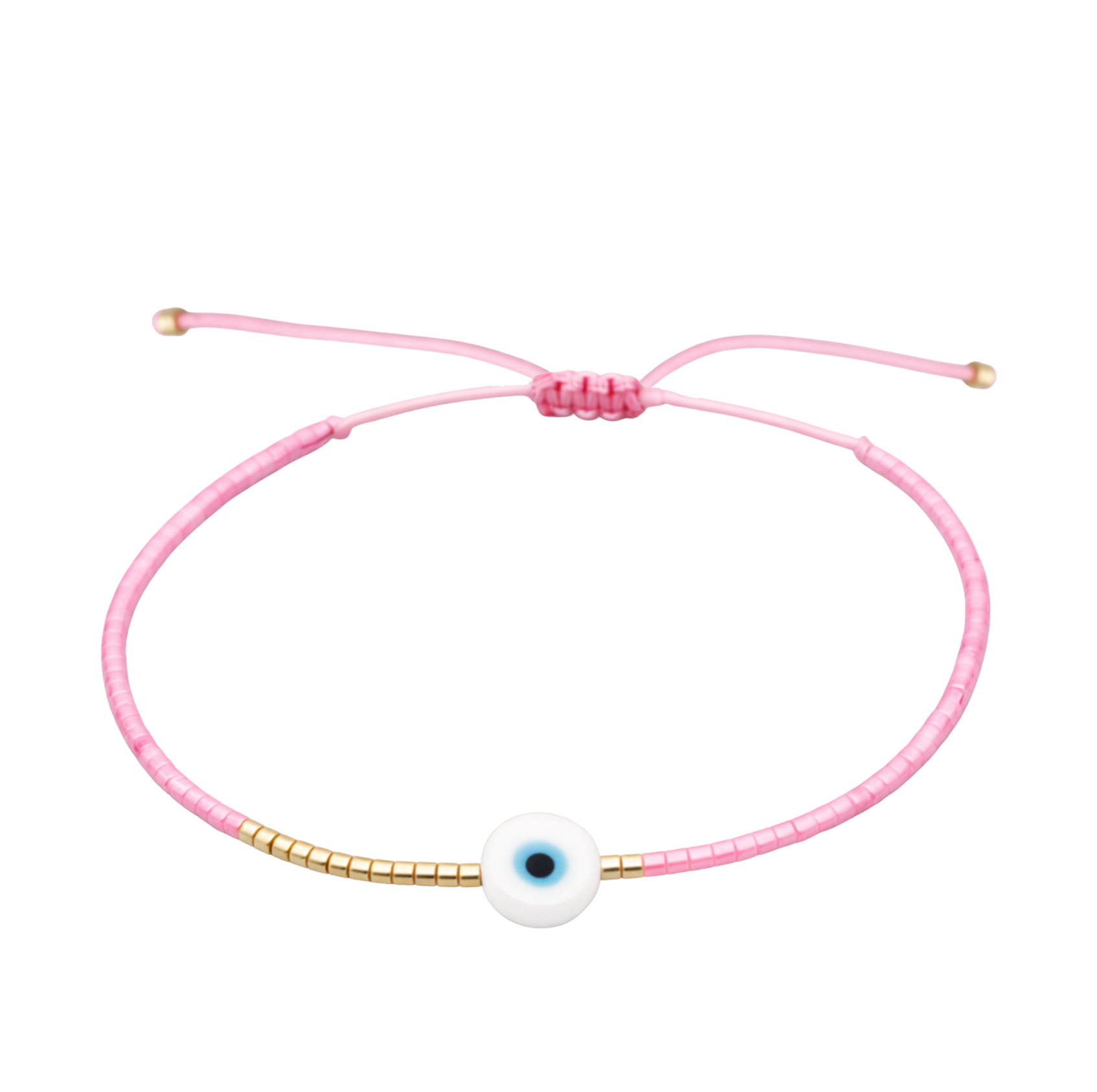 SELENE BEADED EVIL EYE BRACELET