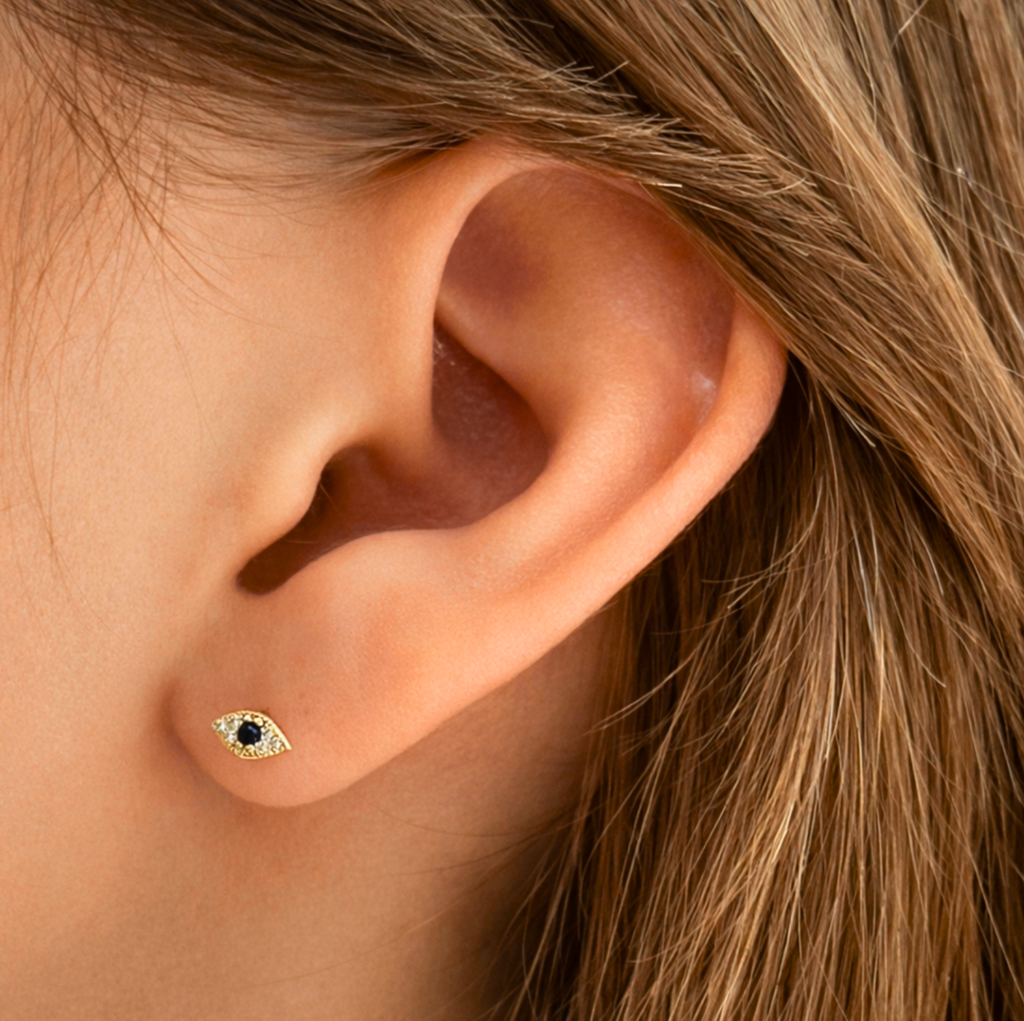HERA EVIL EYE STUDS