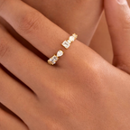 THEIA GOLD ASYMMETRICAL RING