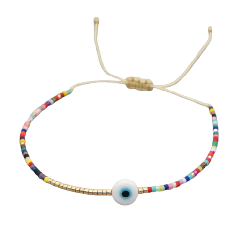SELENE EVIL EYE BRACELET - MULTI