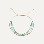 THALASSA FOUR STRAND BEADED BRACELET