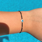 ARTEMIS BEADED BRACELET - BLACK