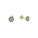 CHLOE GOLD EVIL EYE STUDS